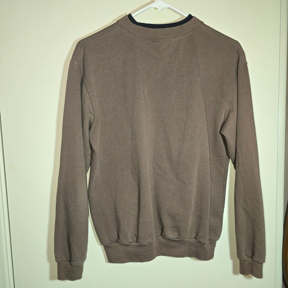Vintage TOP STITCH  by Morning Sun Women's Sweatshirt Size Medium‎ Tan/Brown - Picture 9 of 9
